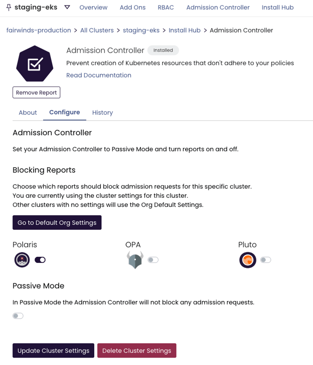 AdmissionControllerConfig