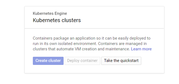 Kubernetes clusters create a cluster