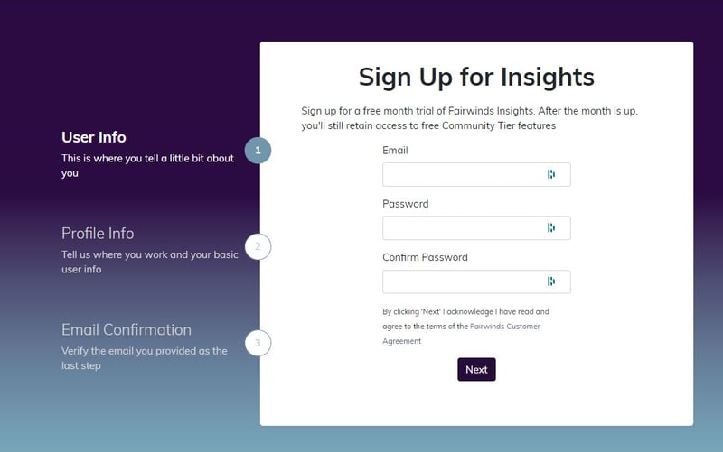 Sign up for Insights