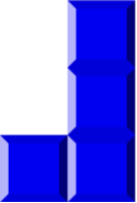 1 square in column 1, 3 squares in column 2