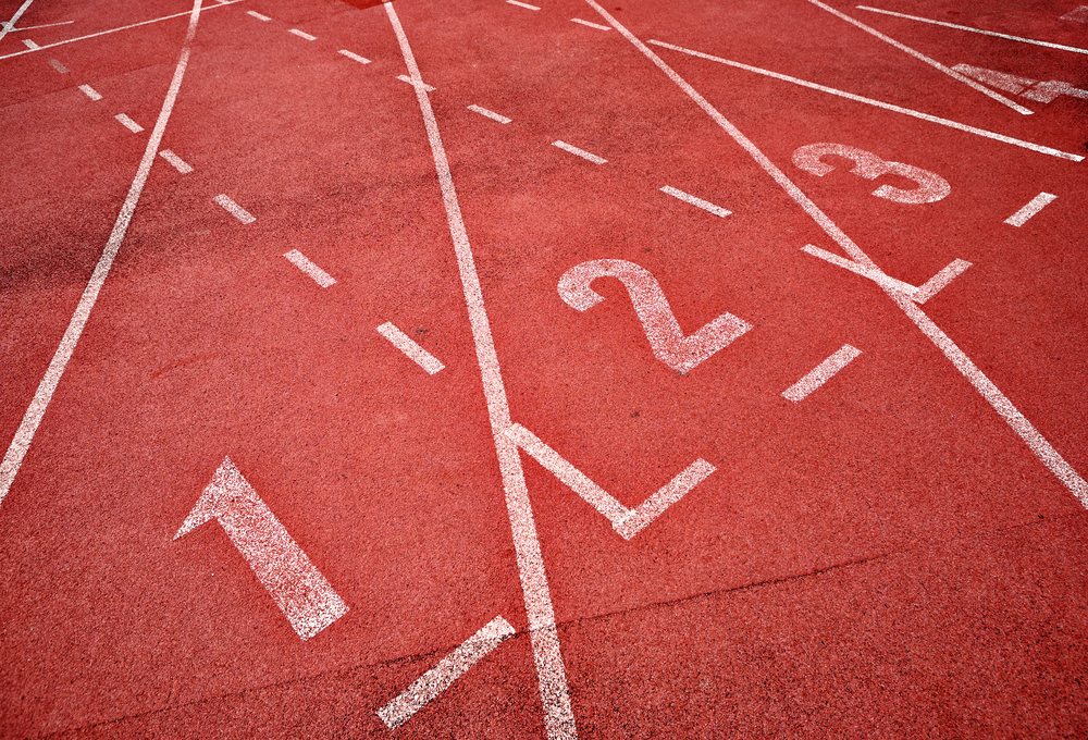 Outdoor running track